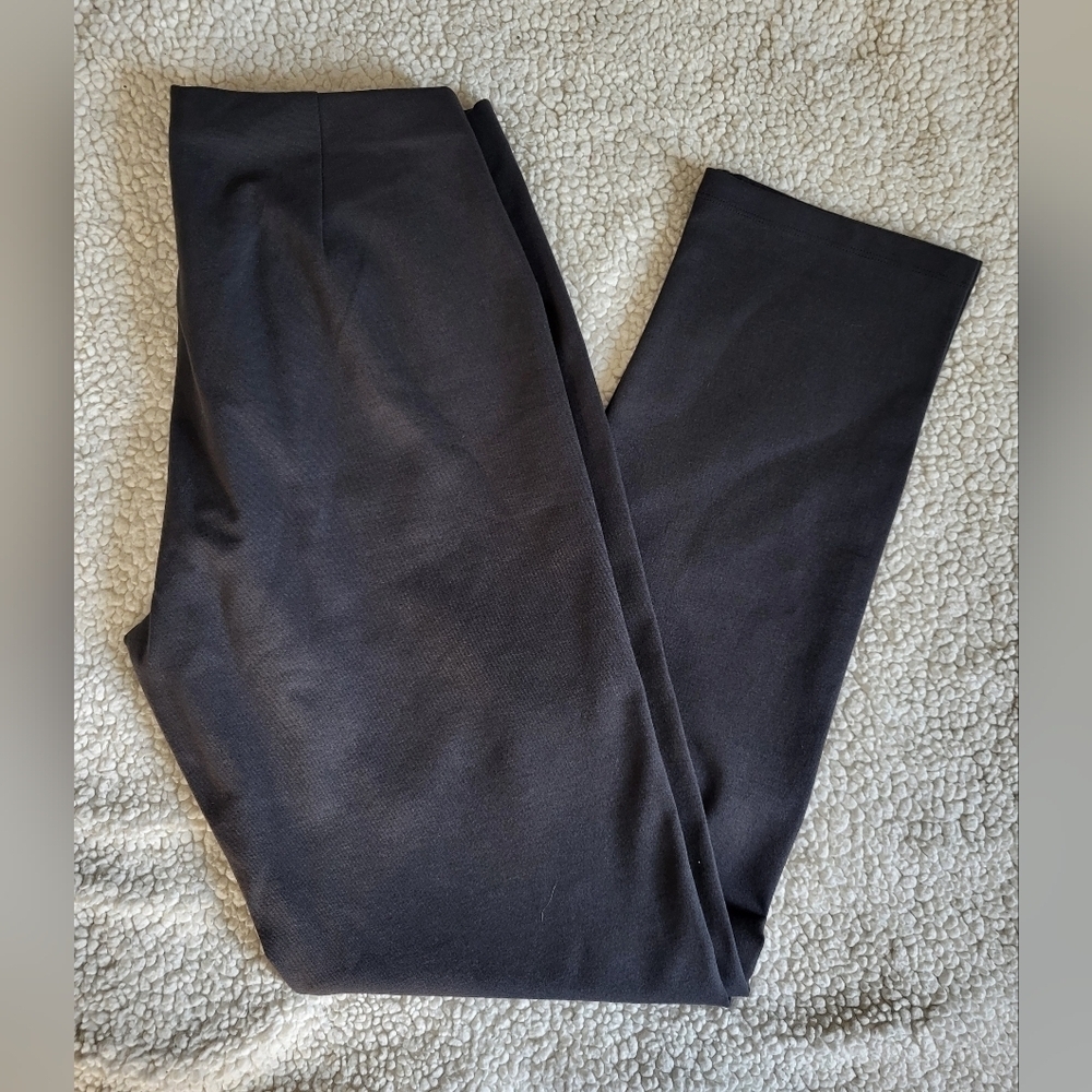 Eileen Fisher Womens Dark Gray Legging Pants Rayon Nylon Spandex Size S